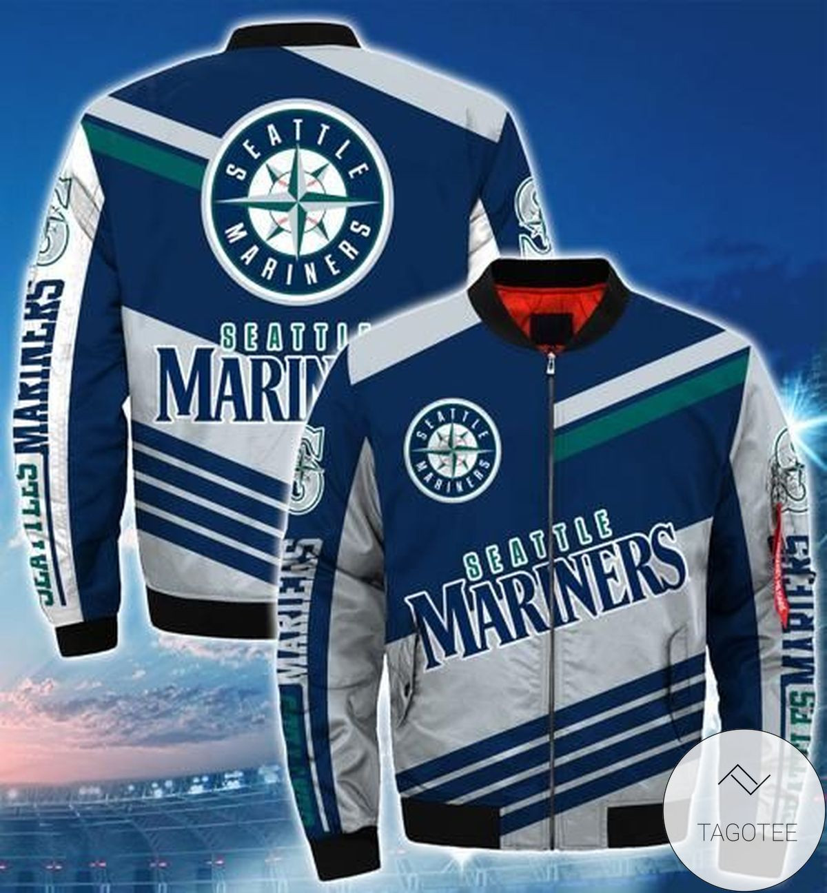 Seattle Mariners Navy Bomber Jacket