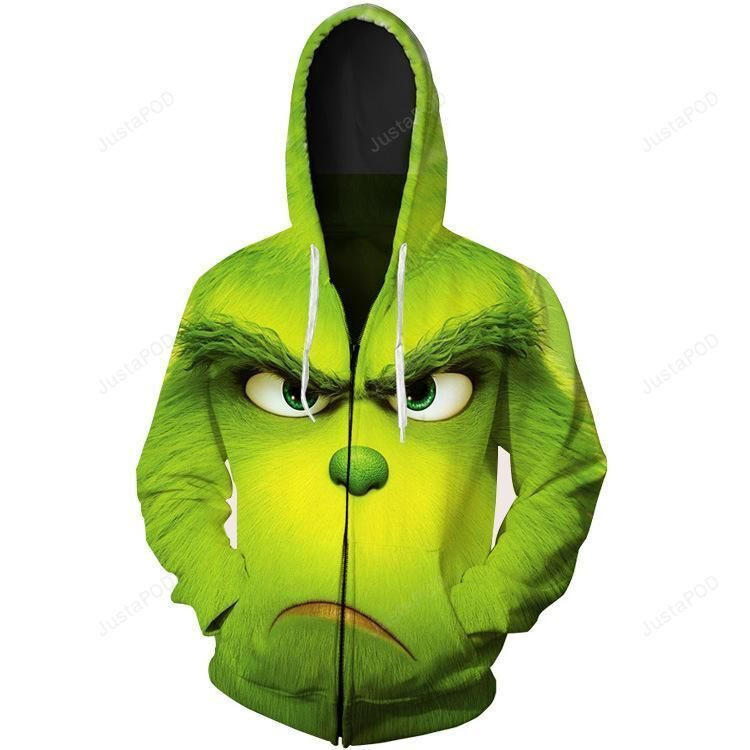 The Grinch 3D All Over Print Hoodie & Zip Hoodie