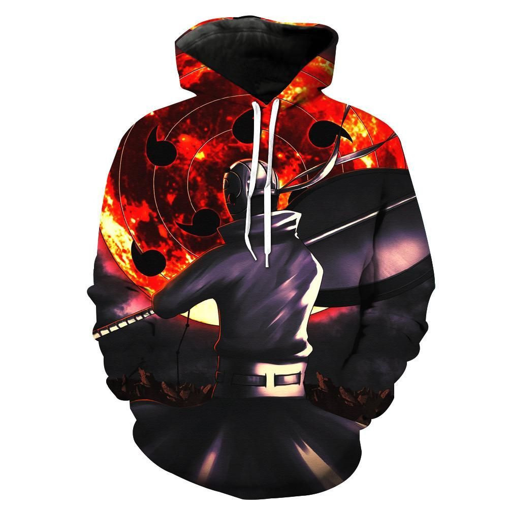 Uchiha Clan vs Uzumaki Clan Naruto 3D All Over Print Hoodie & Zip Hoodie