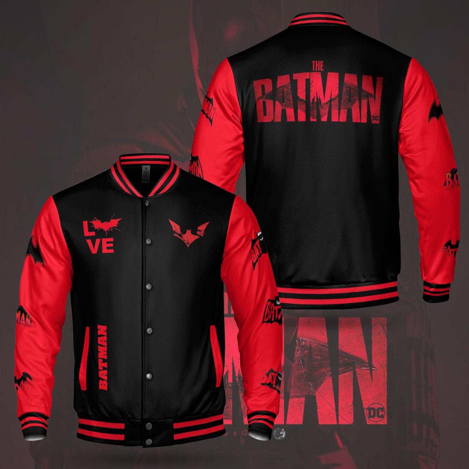 The Batman 2022 Trending Baseball Jacket 424