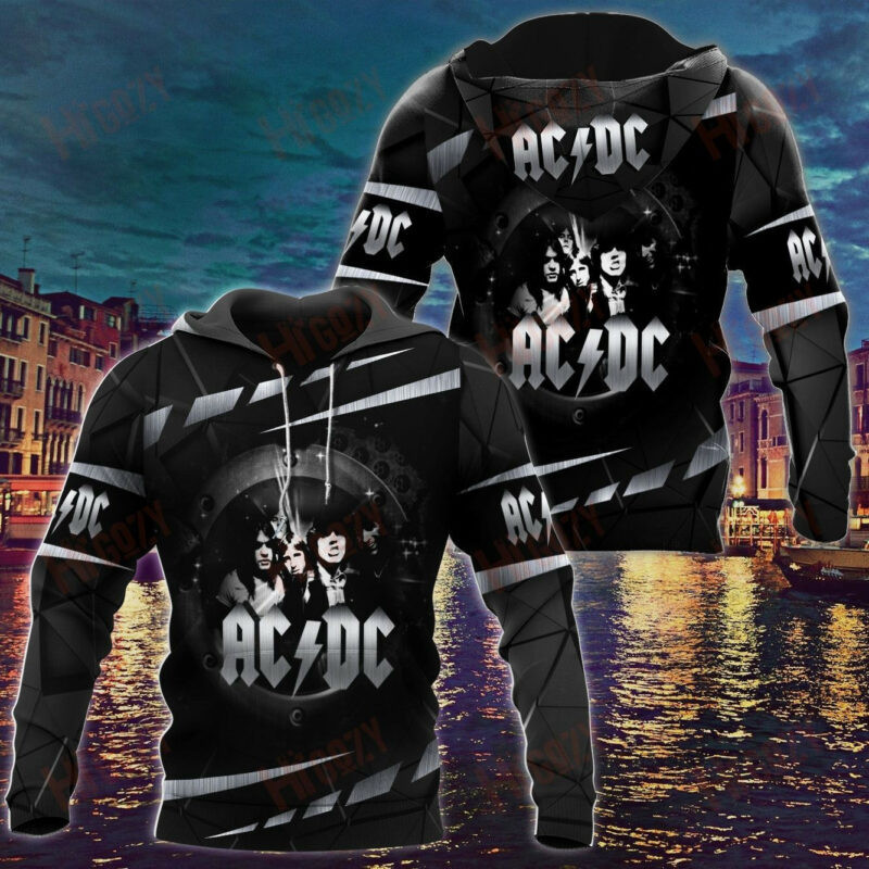 Acdc Rock Band 1 Hoodie 3d