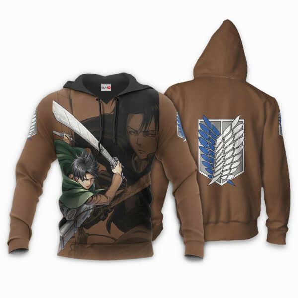 Aot Levi Ackerman Attack On Titan 3k253   Cartoon 3d Hoodie Zip Hoodie 1498