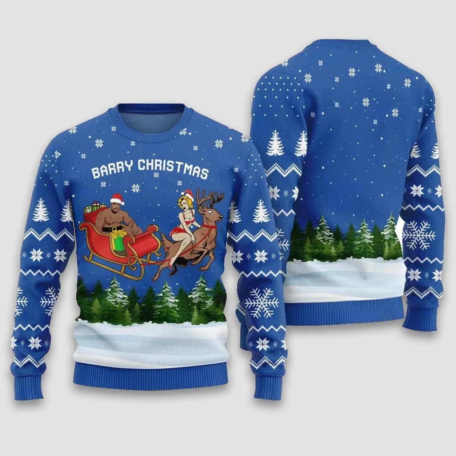 Barry Ugly Christmas Sweater