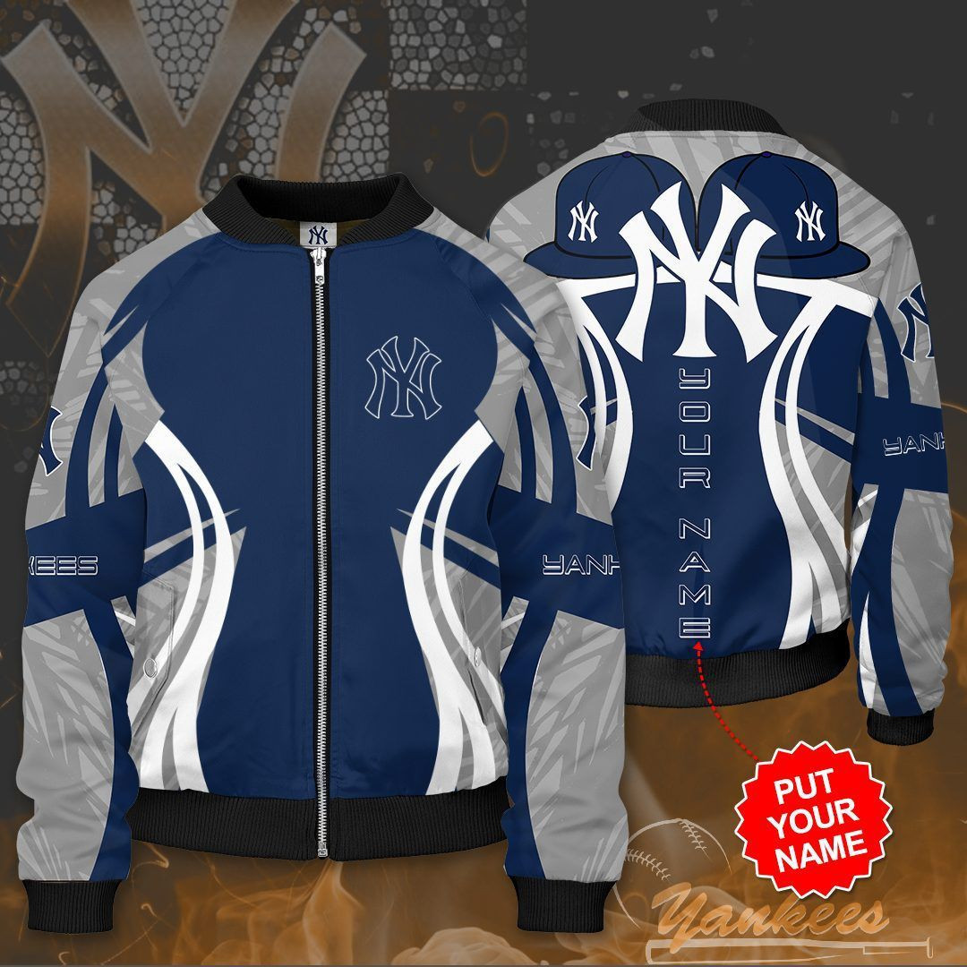 New York Yankees Custom Name Bomber Jacket V6