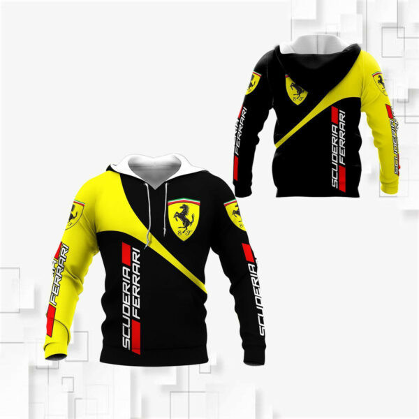 Scuderia Ferrari Luxyry Racing Car F1 8k153 3d Zip Hoodie Hoodie Ii0 1966