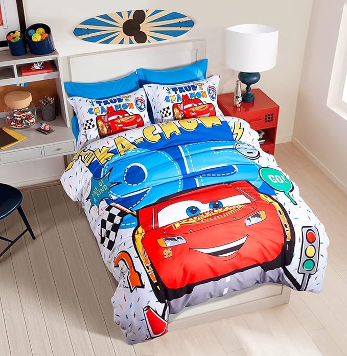 Cars Bedding Set DN McQueen Kachow True Champion Duvet Covers