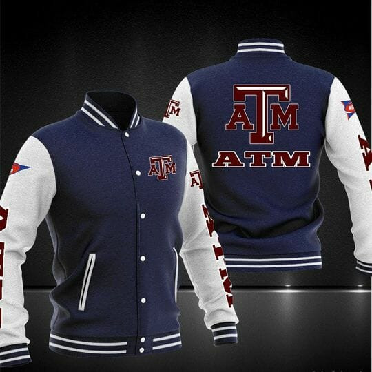Texas A&M Aggies Navy Blue Baseball Jacket