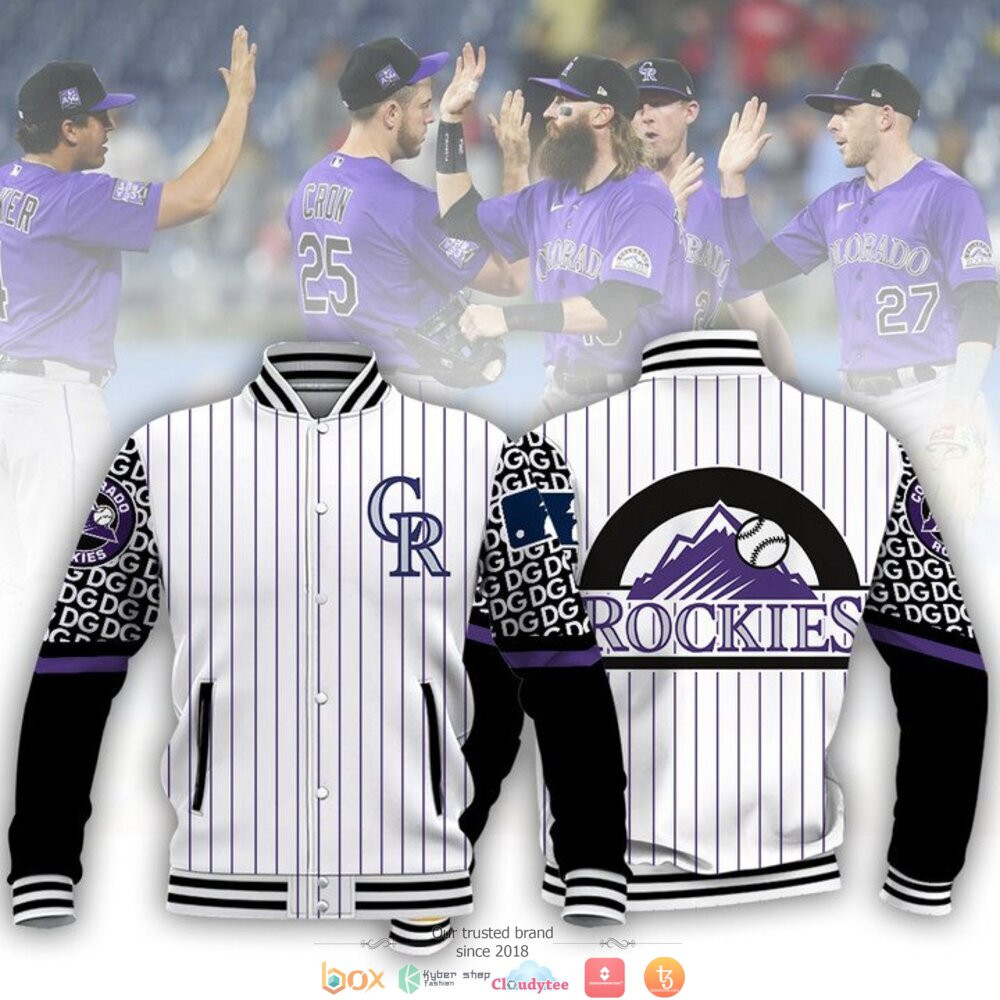 Colorado Rockies Baseball Jacket V3