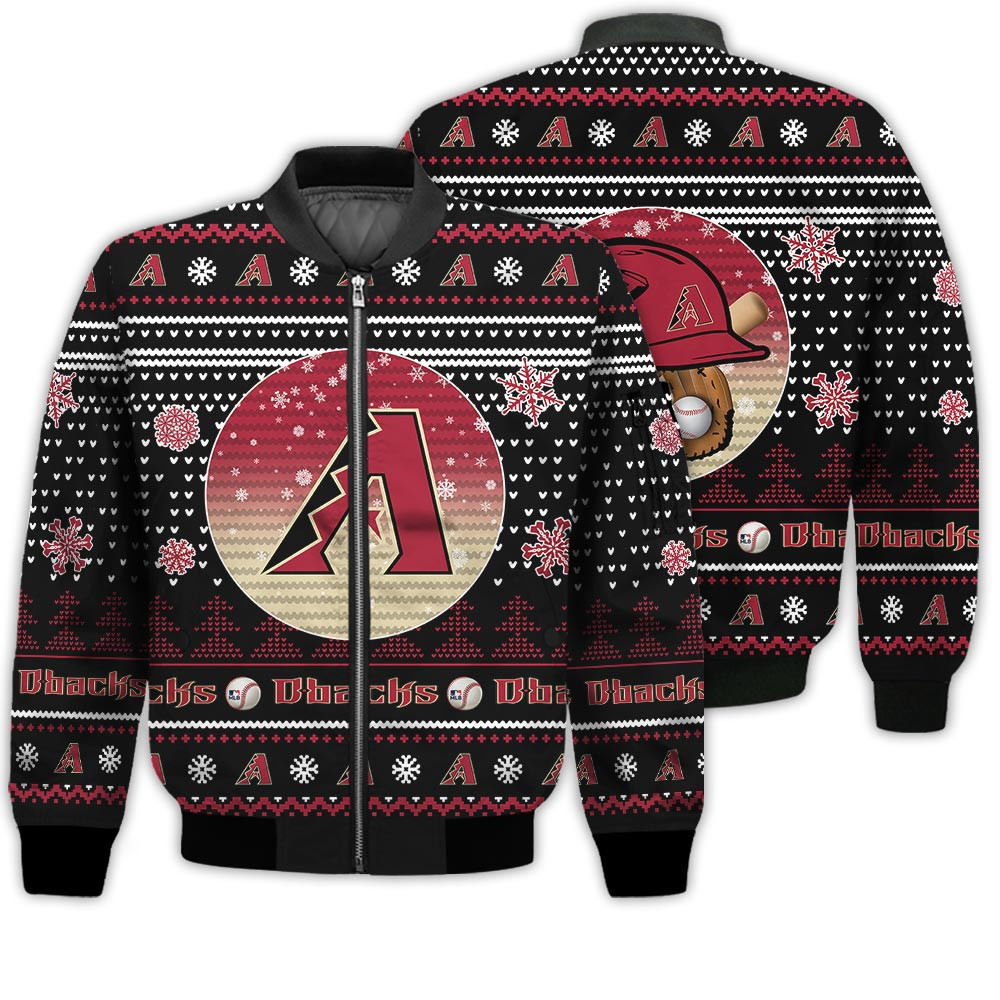 Arizona Diamondbacks Merry Christmas Season 2022 Bomber Jacket