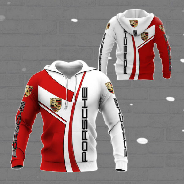 Porsche Shirt 369, 3d Hoodie Zip Hoodie 2004