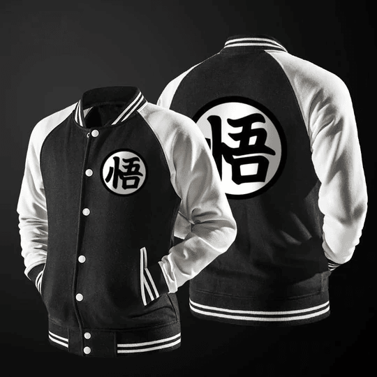 Dragon Ball Goku Mandarin Collar 3 Baseball Jacket 226