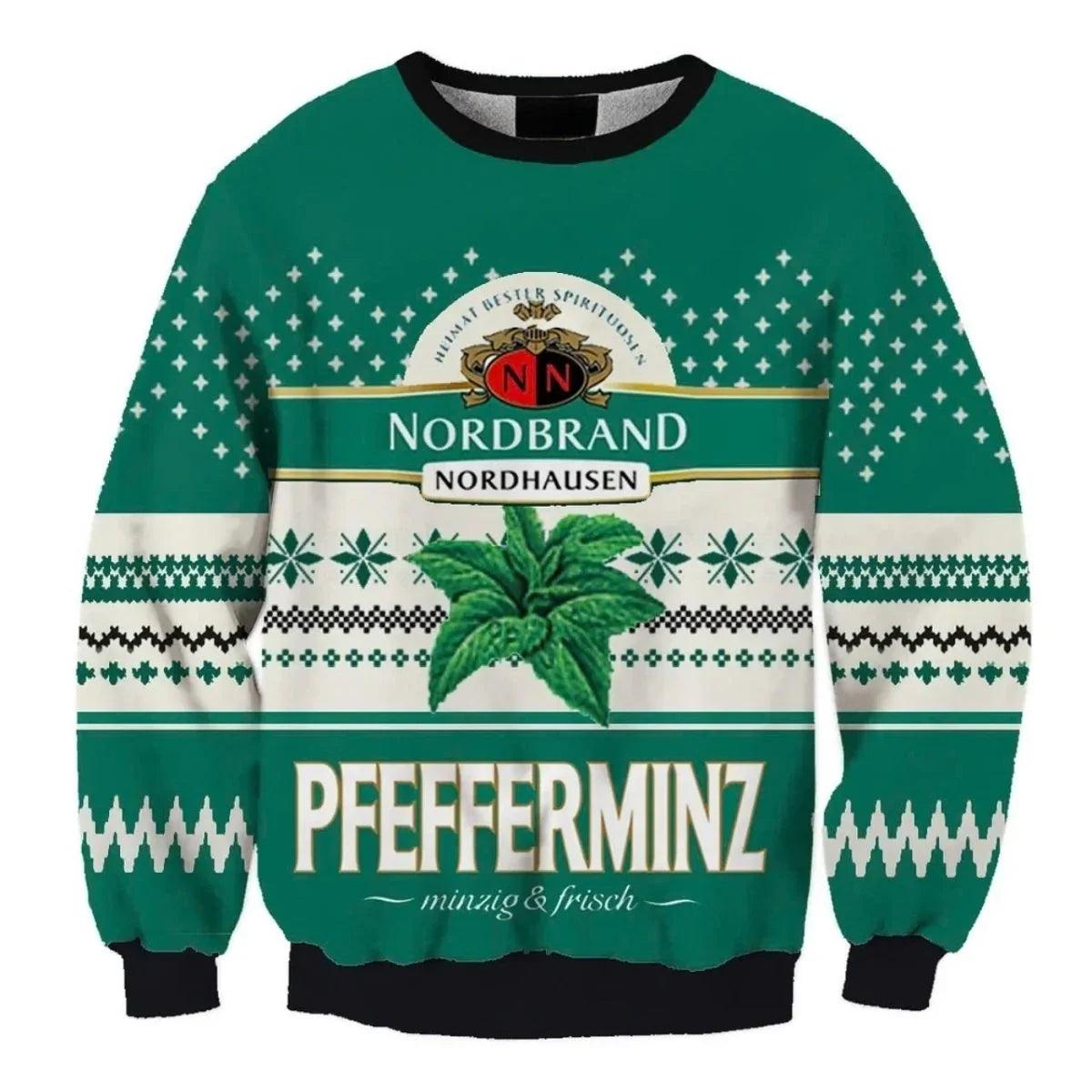 Nordbrand Pfefferminz Ugly Christmas Sweater