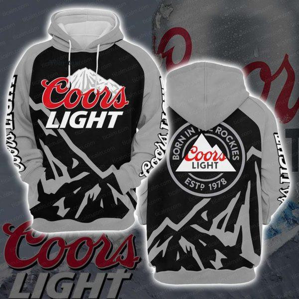 Coors Light Beer 2k523 Lover Gift,coors Light Beer All Over Print 3d Hoodie