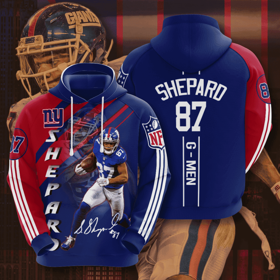 New York Giants Sterling Shepard 3D All Over Print Hoodie & Zip Hoodie