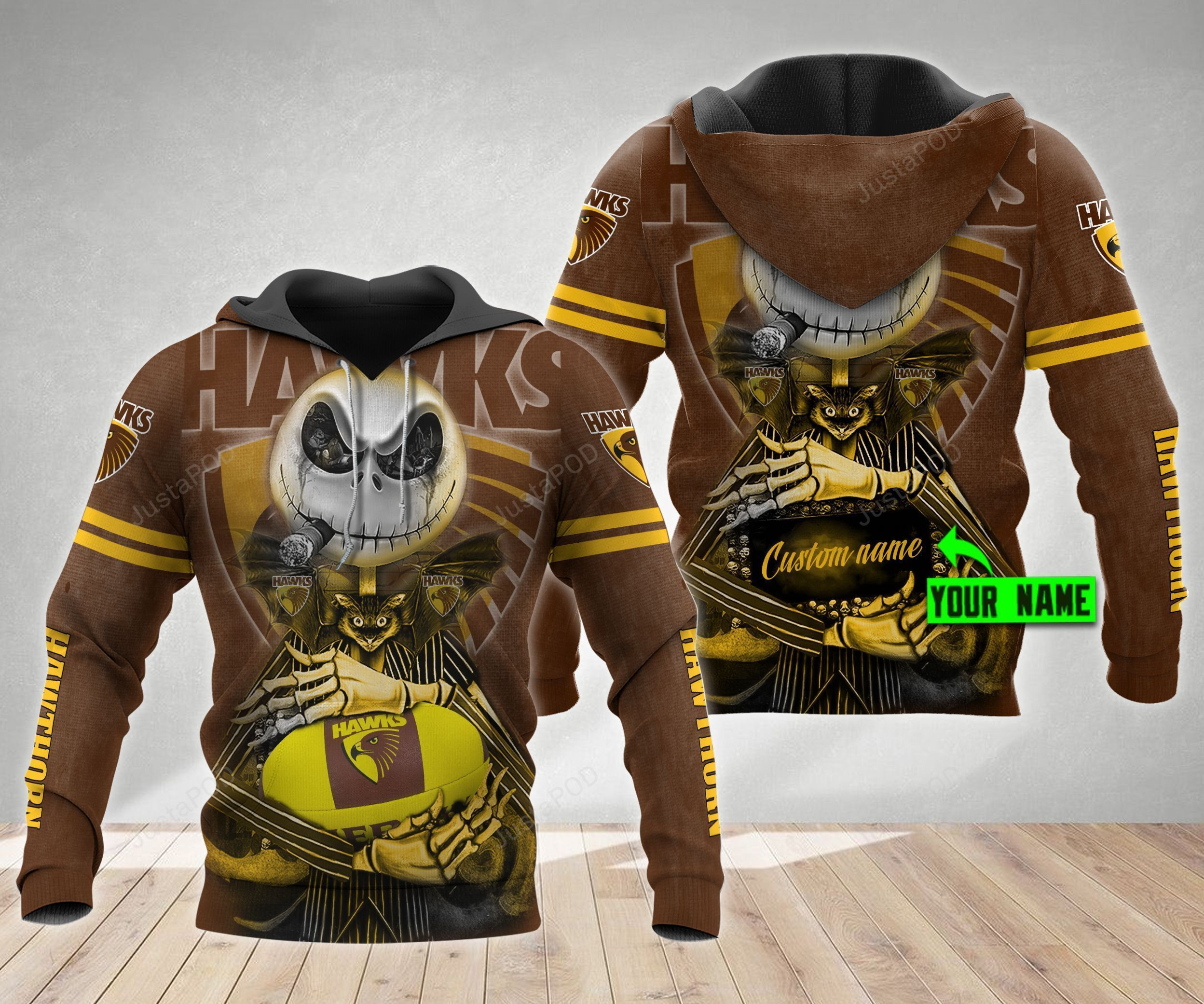 Personalized Hawthorn Football Club 3D All Over Print Hoodie & Zip Hoodie