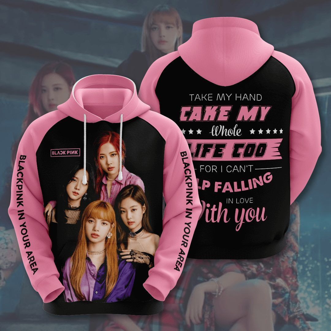 Black Pink 3D All Over Print Hoodie & Zip Hoodie