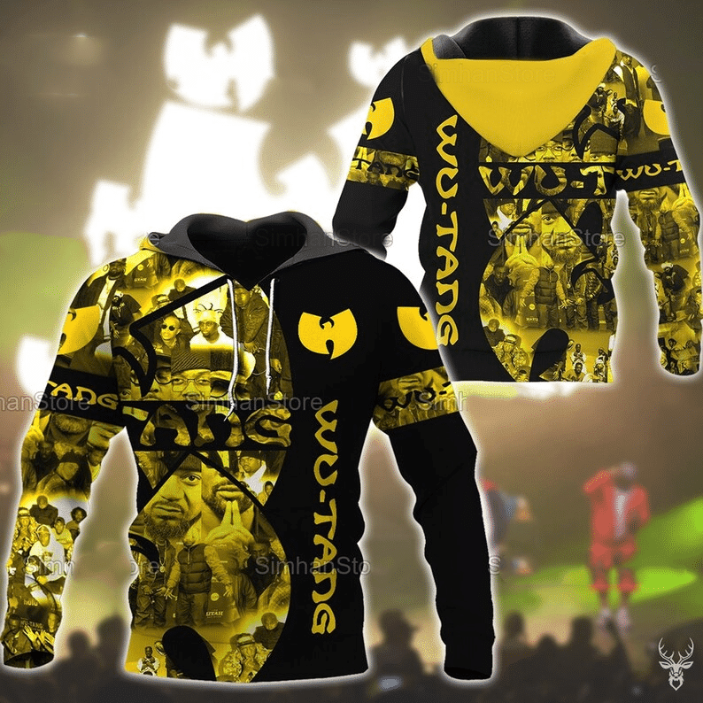 Wu Tang Clan Hip Hop,wu Tang Clan Rock And Roll 2k732 Cartoon 3d Hoodie Zip Hoodie