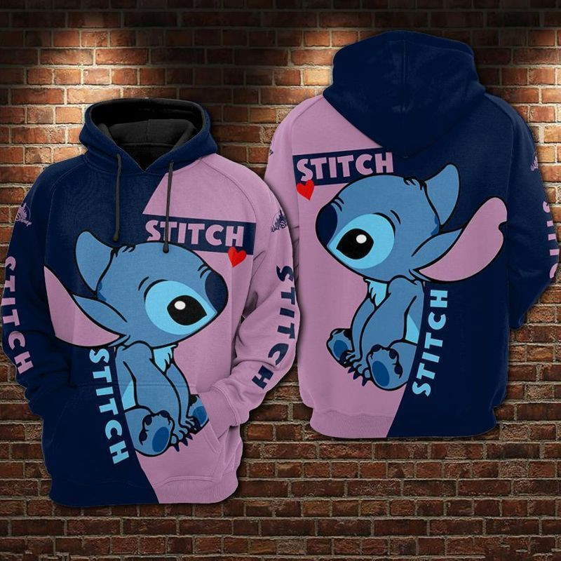 Lilo And Stitch 3d T Shirt Sweatshirt Zip Hoodie Bomber 1079
