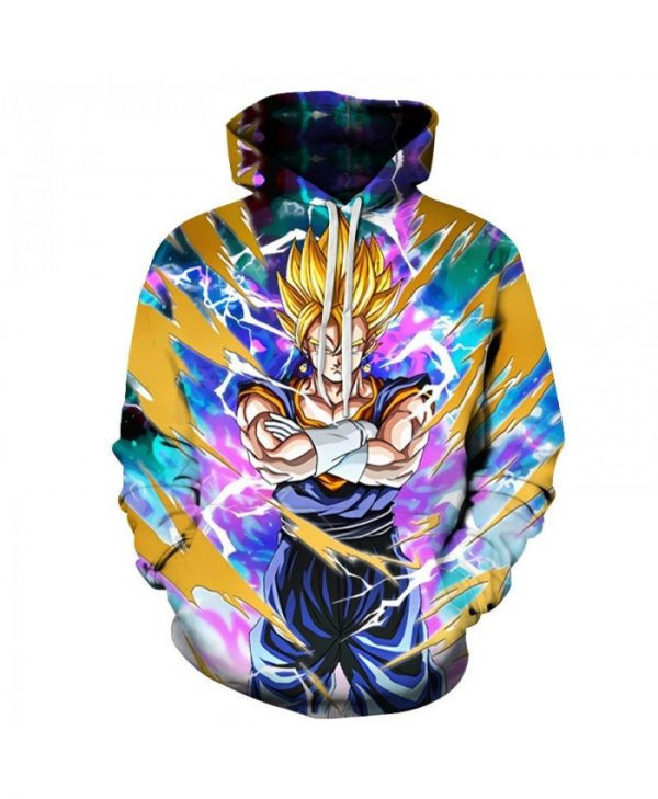 Dragon Ball Z Anime Harajuku Funny Cartoon 3D All Over Print Hoodie & Zip Hoodie