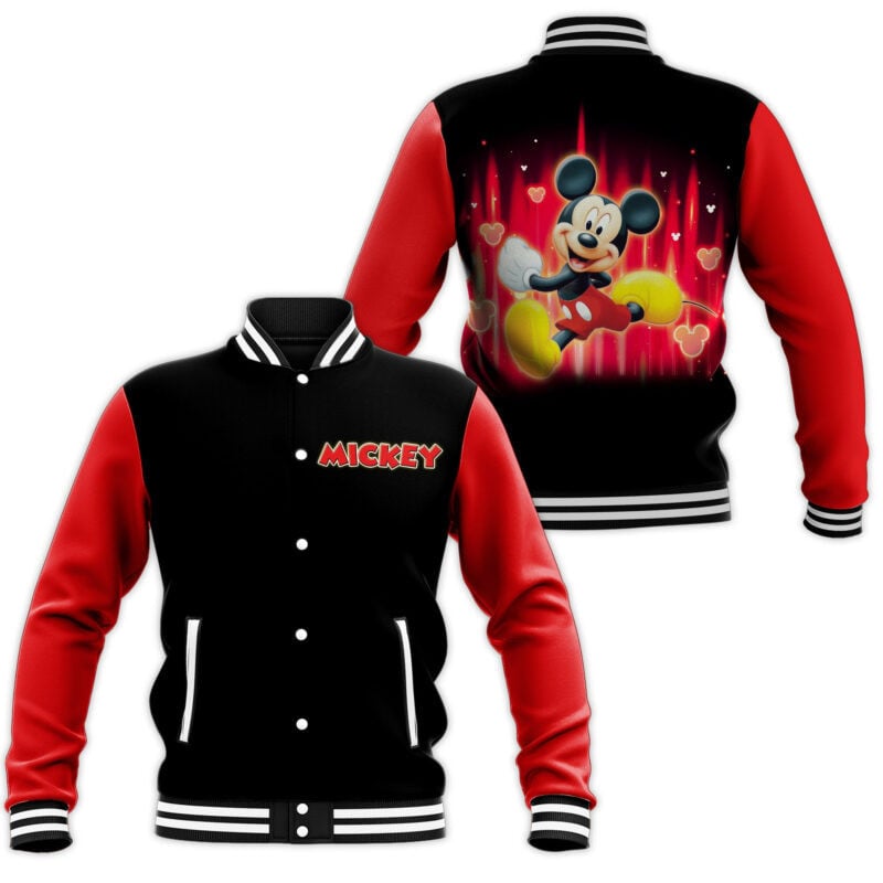 Running Mickey Baseball Jacket