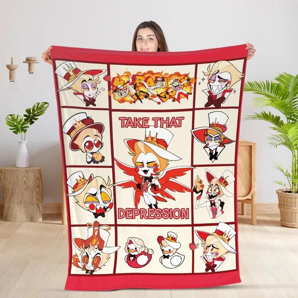 Take That Depression Duck Fleece Sherpa Blanket