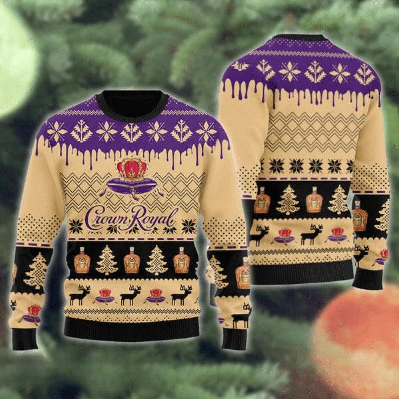 Crown Royal Christmas Festival Ugly Christmas Sweater
