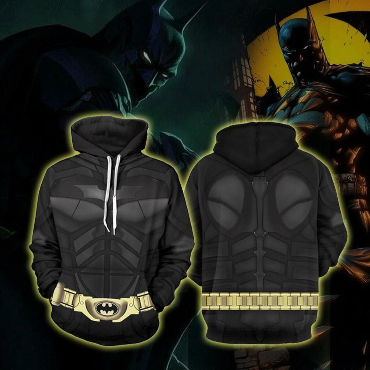 Batman Cosplay 3D All Over Print Hoodie & Zip Hoodie
