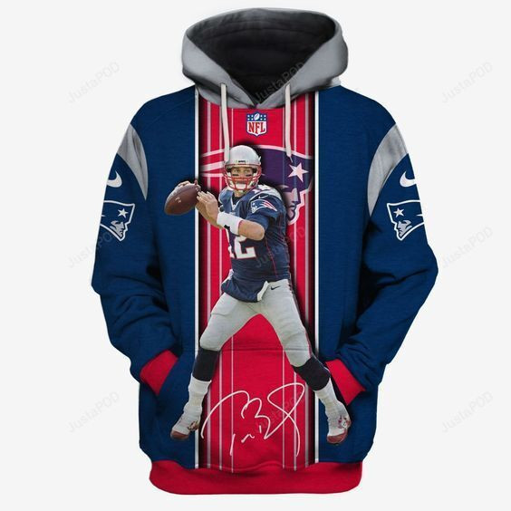 New England Patriots Ncaa Football Tom Brady 3D All Over Print Hoodie & Zip Hoodie