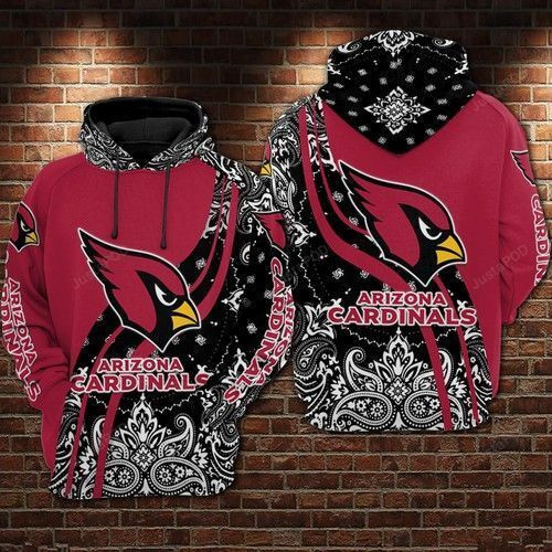 Arizona Cardinals 3D All Over Print Hoodie & Zip Hoodie