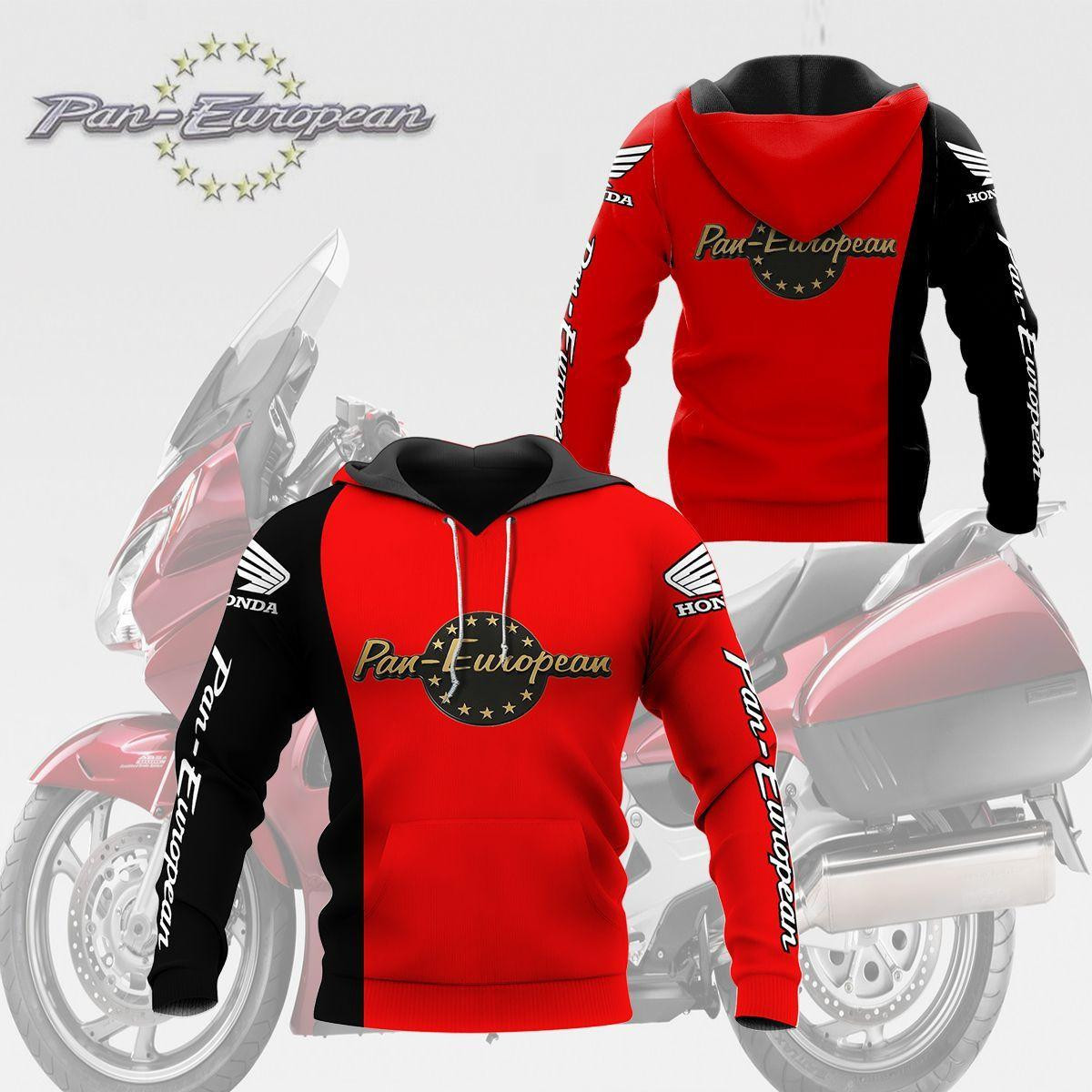 Honda Pan European Shirt 203, 3d Hoodie Zip Hoodie