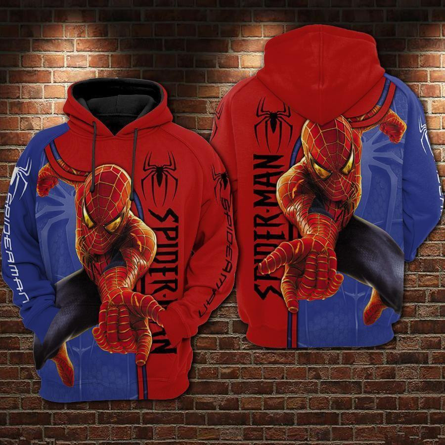 Spider Man Marvel Comics, Spider-man All Over Print Hoodie 102