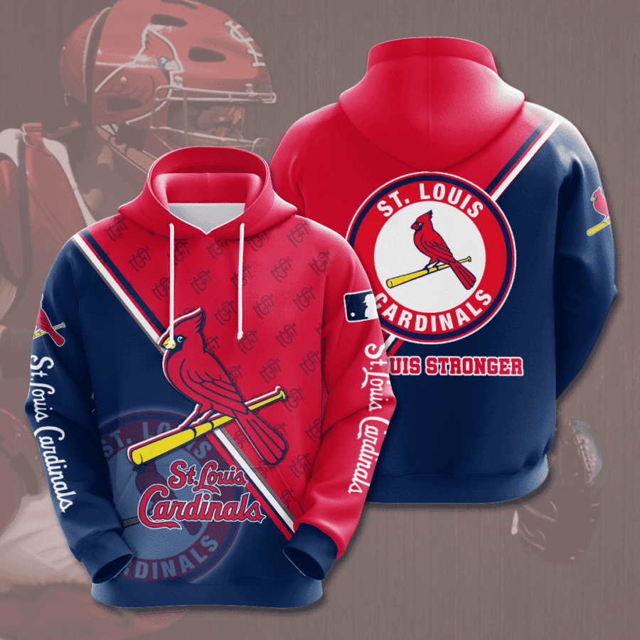 St. Louis Cardinals 3D All Over Print Hoodie & Zip Hoodie
