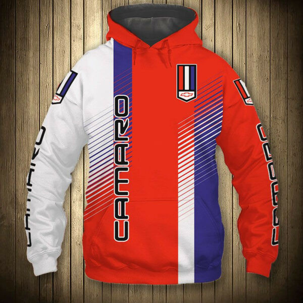Chevrolet Camaro Sport Car 7k42 Cartoon 3d Hoodie Zip Hoodie 1130