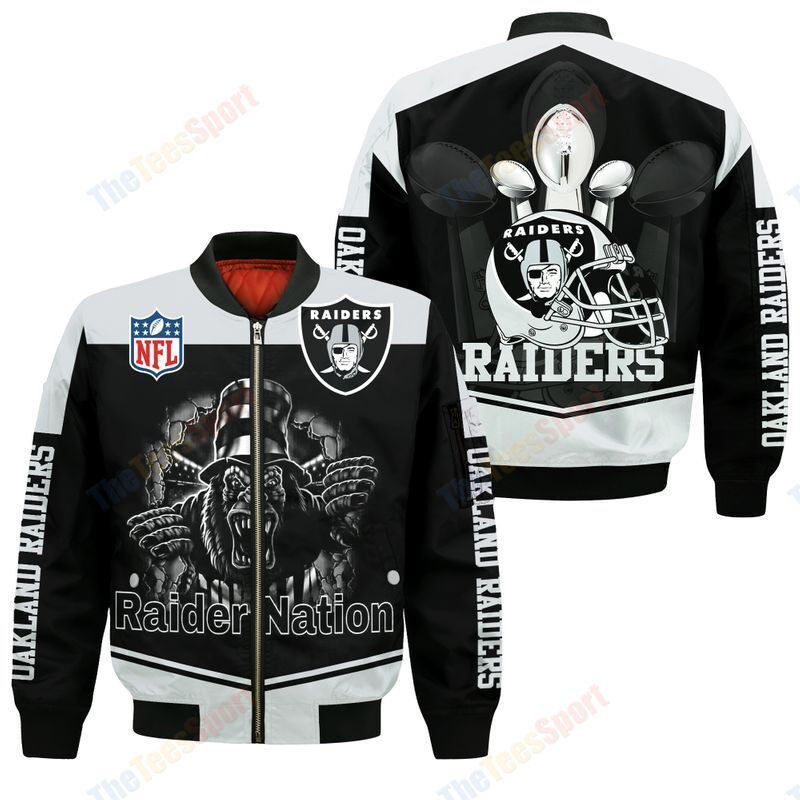 Las Vegas Raiders Bomber Jacket 48