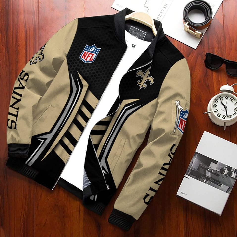 New Orleans Saints Bomber Jacket 763
