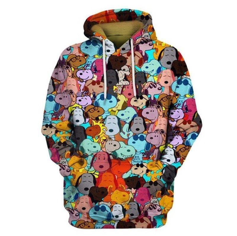 Snoopy Pullover Peanuts 3d Hoodie 971
