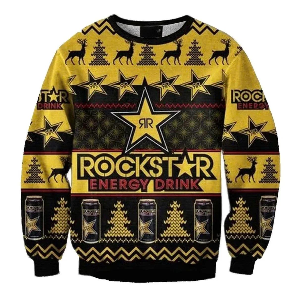 Rockstar Ugly Christmas Sweater