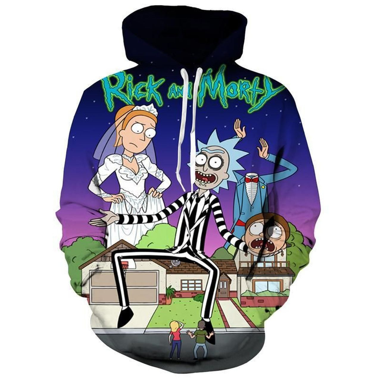 Rick And Morty 3D All Over Print Hoodie & Zip Hoodie