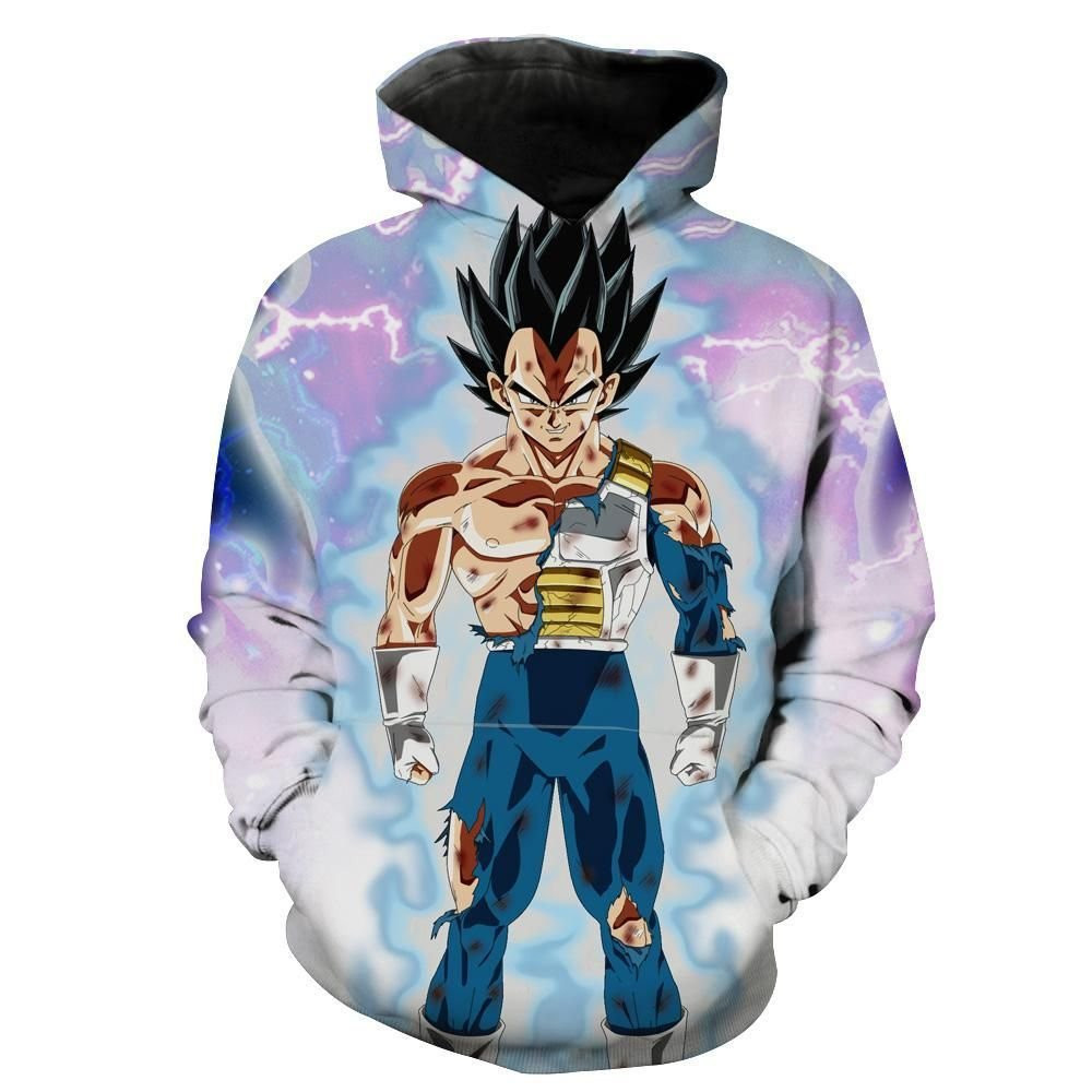 Ultra Instinct Vegeta 3D All Over Print Hoodie & Zip Hoodie