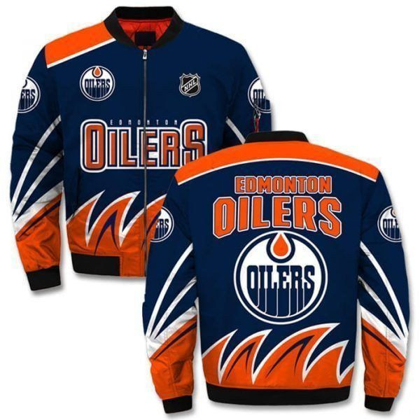 Edmonton Oilers Bomber Jacket V1