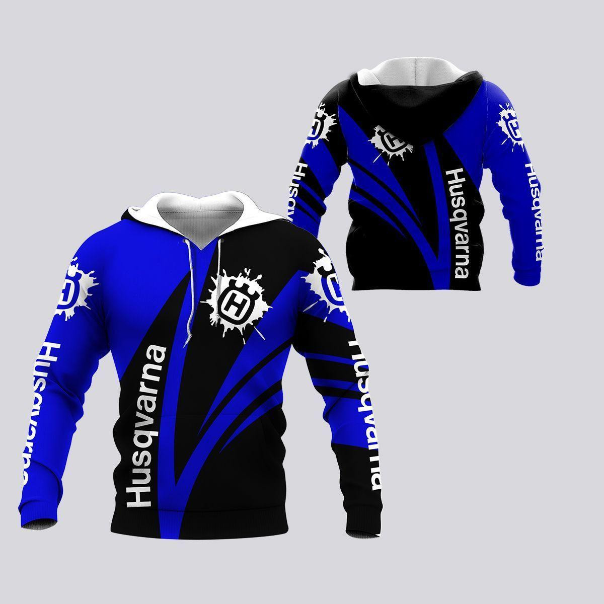 Husqvarna Shirt 992, 3d Hoodie Zip Hoodie