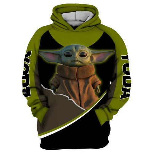 Baby Yoda 3D All Over Print Hoodie & Zip Hoodie