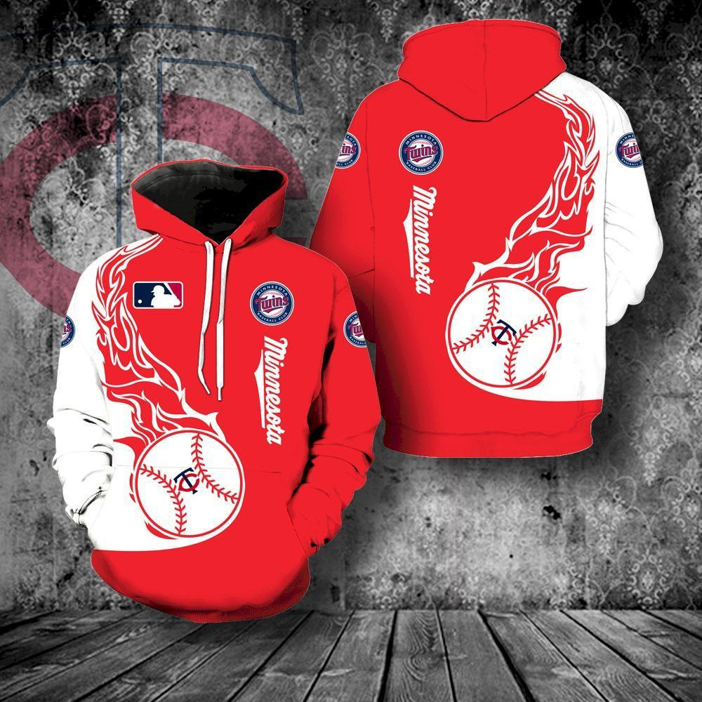 Minnesota Twins New Full 3D All Over Print Hoodie & Zip Hoodie