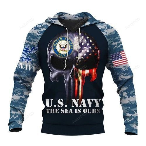 U.s.navy Veteran 3D All Over Print Hoodie & Zip Hoodie