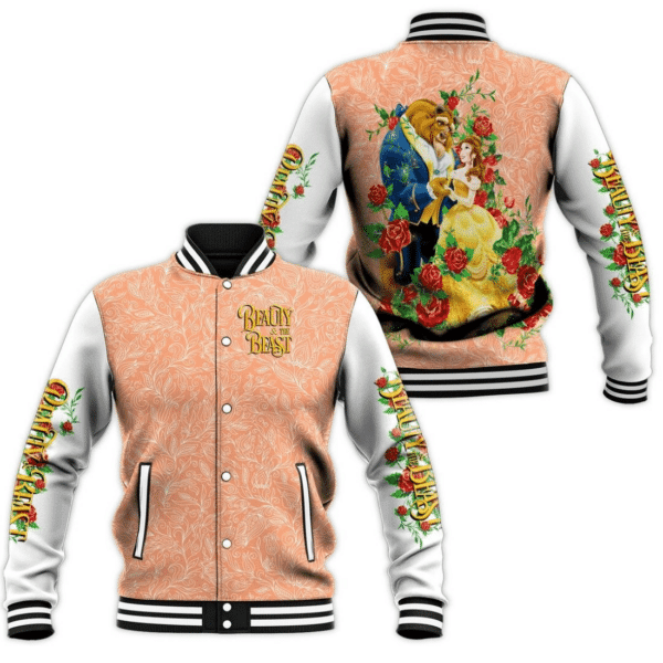 Beauty And The Beast Disney ,beauty And The Beast Disney Cartoon 397 Gift Lover Baseball Jacket 309