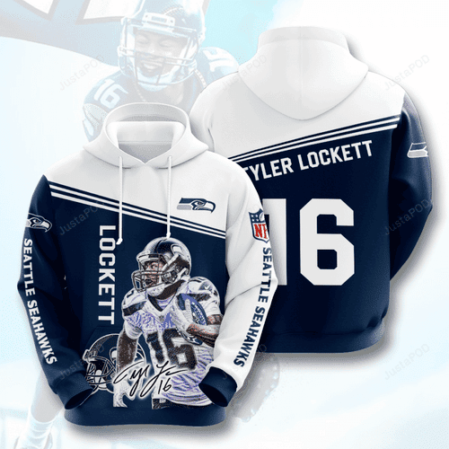 SEATTLE SEAHAWKS Tyler Lockett 3D All Over Print Hoodie & Zip Hoodie