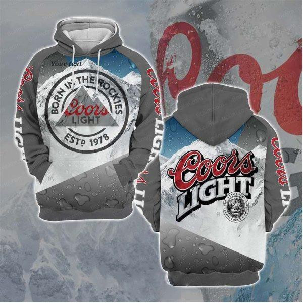 Coors Light Beer 2k565 Lover Gift ,coors Light Beer All Over Print 3d Hoodie