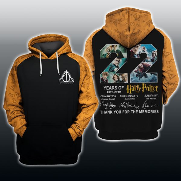 Harry Potter Thank You For The Memories Movies 2k544 Lover Gift ,harry Potter All Over Print 3d Hoodie 289