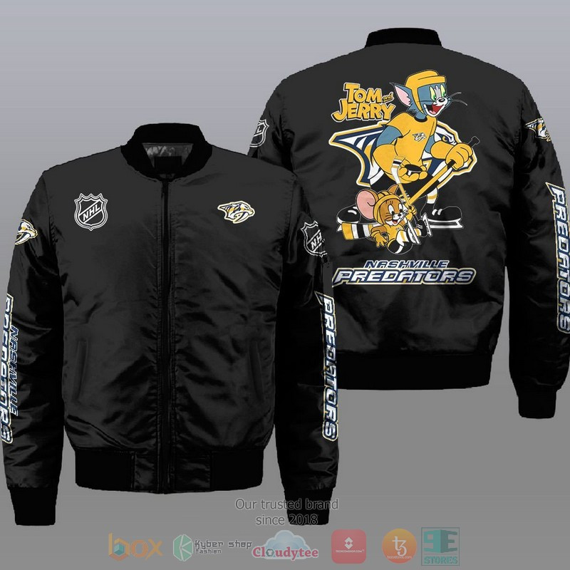 Nashville Predators Tom And Jerry Bomber Jacket