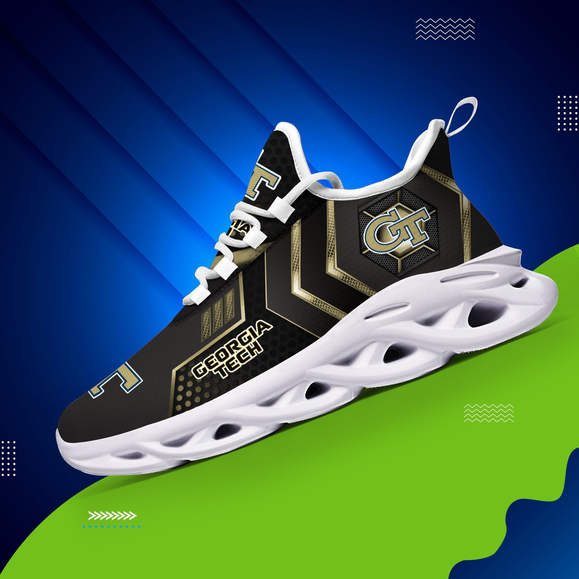 Georgia Tech Yellow Jackets Max Soul Sneaker Dtms269129